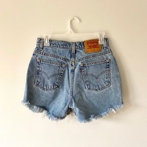 Vintage High-Waisted Levi’s Shorts